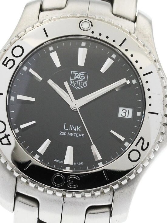 TAG HEUER Link WJ1110.BA0570 Date black Dial Quartz Men\'s Watch_948856 main image 8